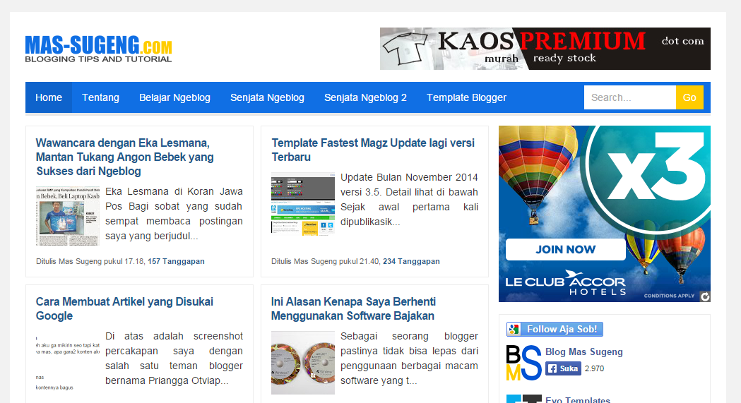 Free Download Mas Sugeng 2015 Blogger Template SEO